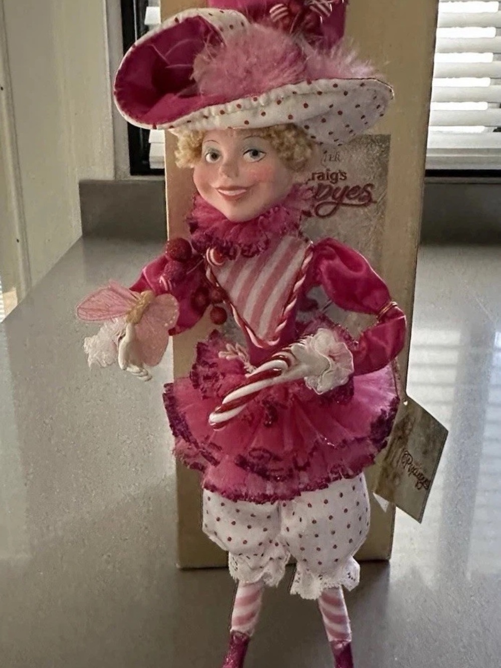 Kurt Adler Pixiepies Sugarplum Style Elf Fairy 20” Christmas Figure